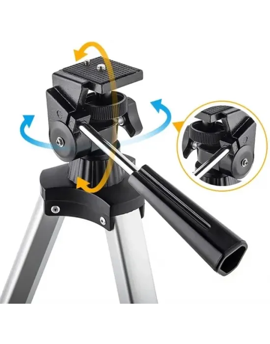 400x70mm Açıklıklı Refrakter Teleskoplar (15x150x), Telefon Adaptörlü Reflex