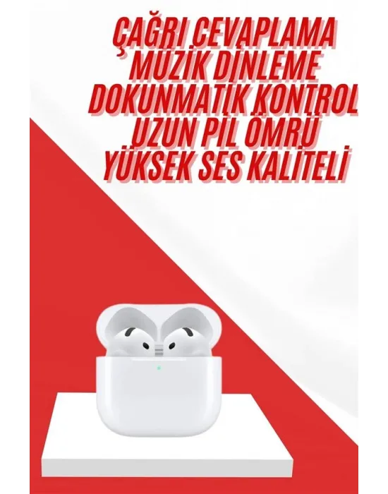 4.nesil Bluetooth Kulaklık Yüksek Ses Kaliteli Dokunmatik Kontrol Özellikli