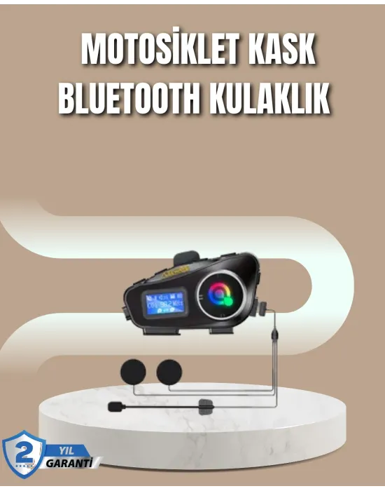 500 Metre İnterkom Mesafeli Kask Kulaklığı Gürültü Engelleyici