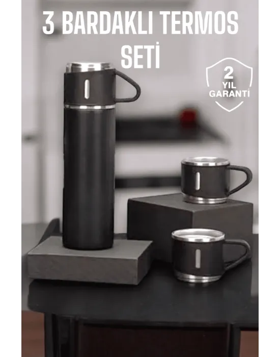 500 Ml Kapasiteli Taşınabilir Basınçlı Termos Seti Günlük Kullanım İçin İdeal