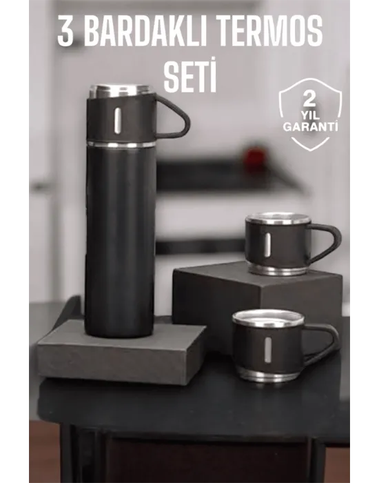 500 Ml Kapasiteli Taşınabilir Basınçlı Termos Seti Günlük Kullanım İçin İdeal