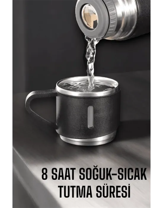 500 Ml Kapasiteli Taşınabilir Basınçlı Termos Seti Günlük Kullanım İçin İdeal