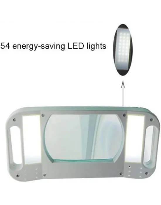 5x 10x Büyüteç  Led Işıklı Süper Parlak Enerji Tasarruflu  Masa Lambası Lt861