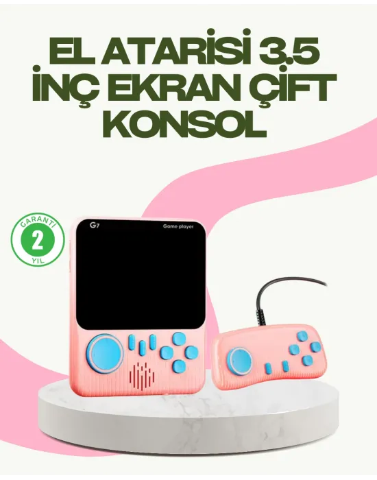 666 Oyunlu Retro Game Console – Tv Ve Çift Gamepad Desteği