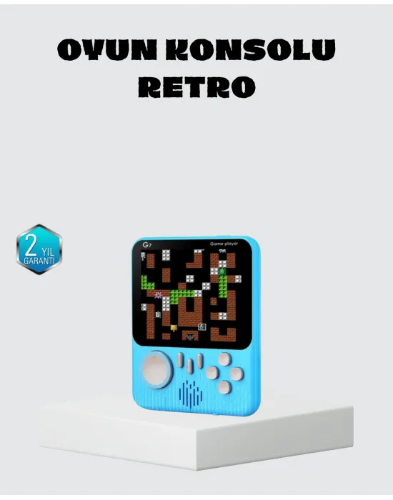 666 Oyunlu Retro Mini Oyun Konsolu – 3.5 Lcd Ekran Ve Çift Kişilik Oyun