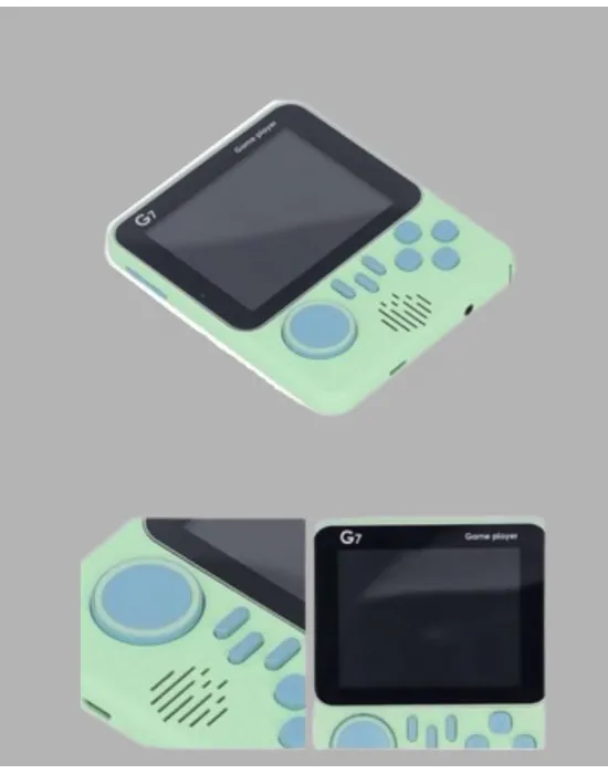 666 Oyunlu Retro Mini Oyun Konsolu – 3.5 Lcd Ekran Ve Çift Kişilik Oyun