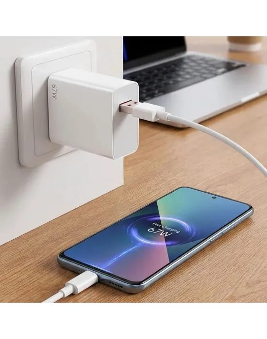 67w Hızlı Şarj Adaptörü Usb To Type-c – Pd Destekli, Akıllı Hızlı Şarj Başlığı, Güvenli Güç Adaptörü