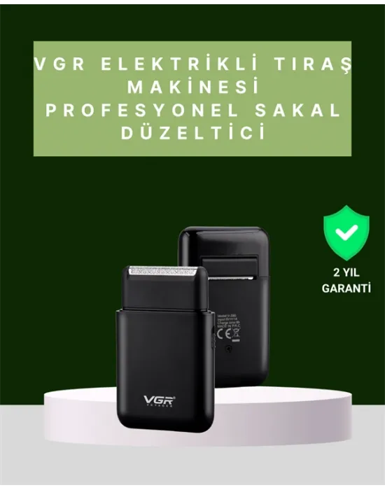 Usb Şarjlı Traş Makinesi – Piston + Ağ Başlık, 600 mah Batarya
