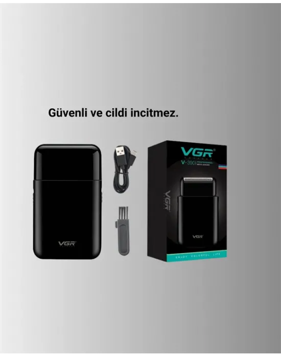 Usb Şarjlı Traş Makinesi – Piston + Ağ Başlık, 600 mah Batarya