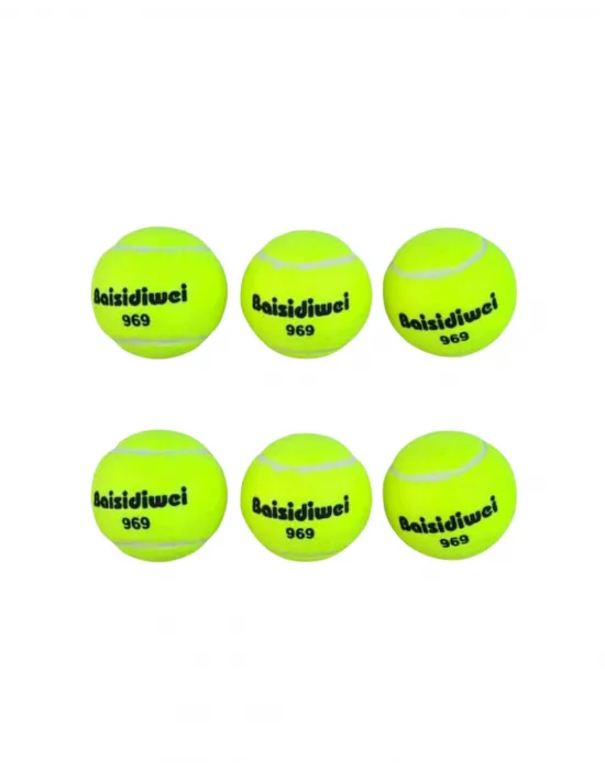 6’lı Tenis Topu Seti Dayanıklı Yüksek Zıplama Performans Topları