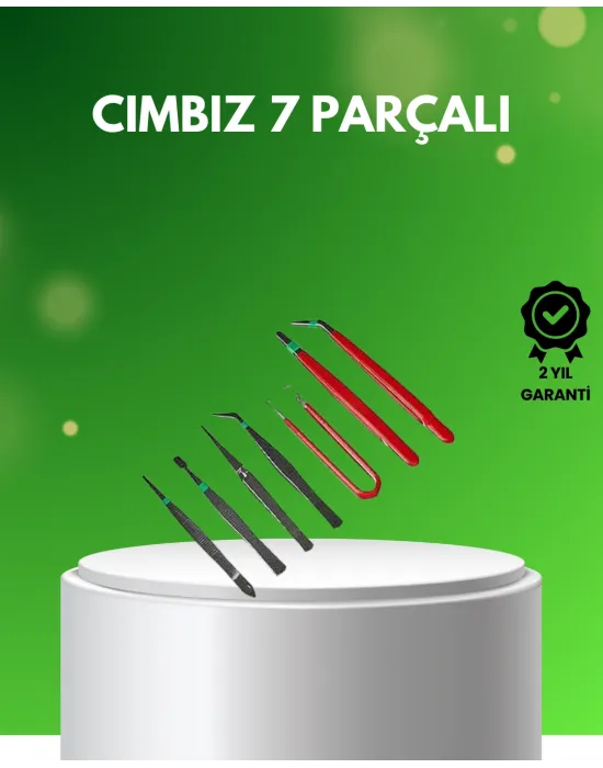 7 Parça Hassas Çelik Cımbız Seti Elektronik Ve Saat Tamiri İçin