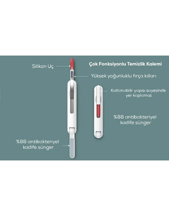 7 Parça Klavye Ve Kulaklık Temizleme Fırça Seti