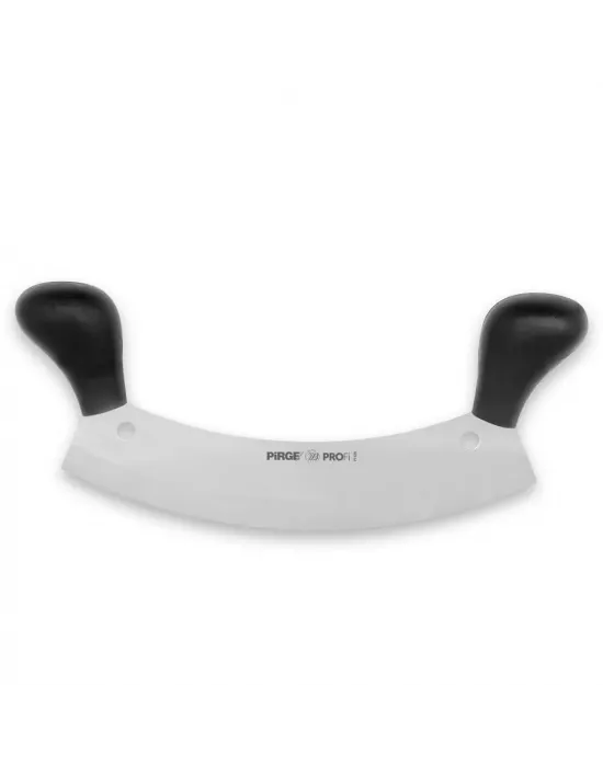 71120 Profi Kıyma, Pizza Satır, Zırh Bıçağı 26 Cm - Siyah Çift Saplı