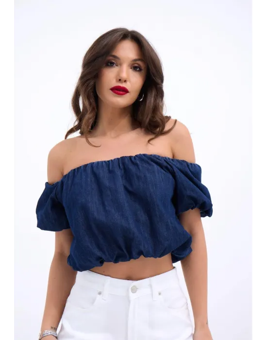 7341 CROP-MAVİ