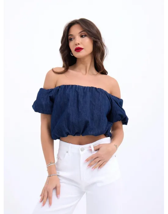7341 CROP-MAVİ
