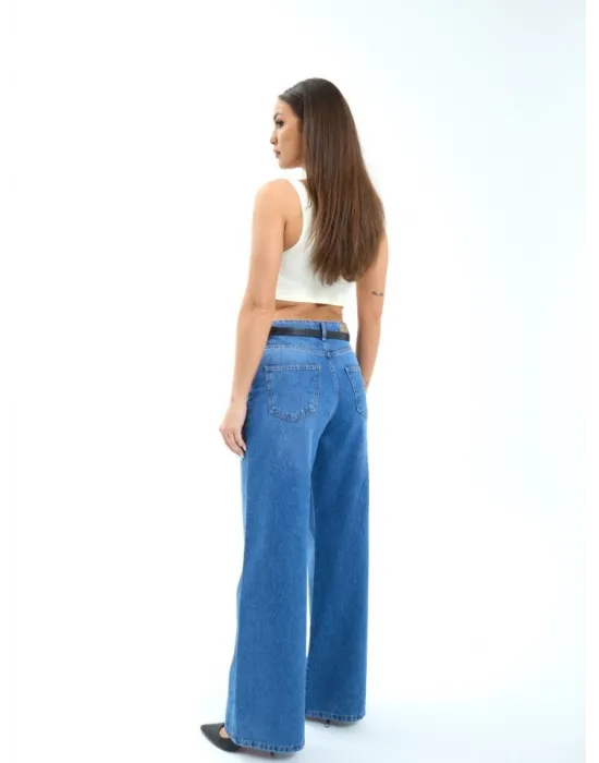 7398 KOT PANTOLON-MAVİ