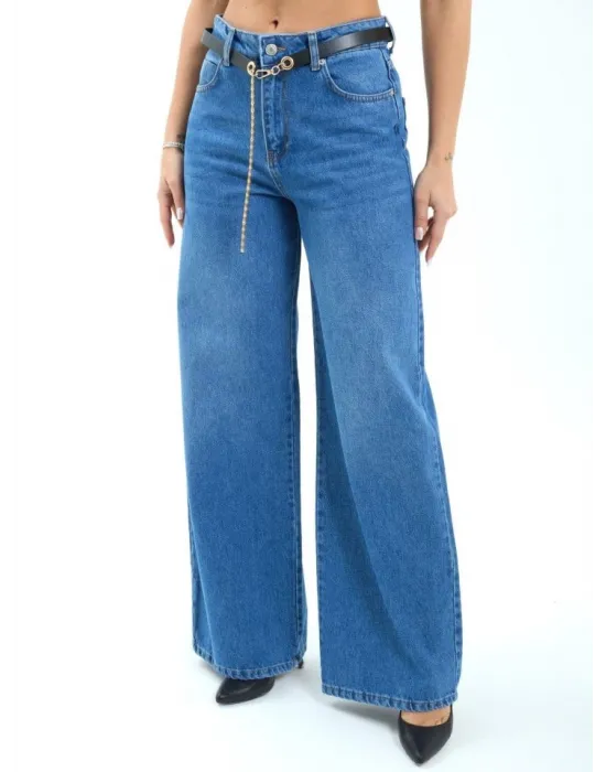 7398 KOT PANTOLON-MAVİ