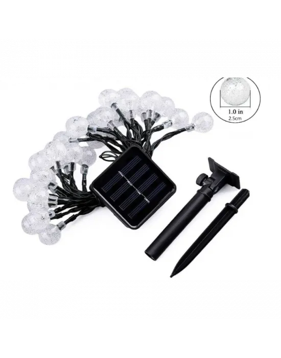 7m 50 Led Rgb Solar