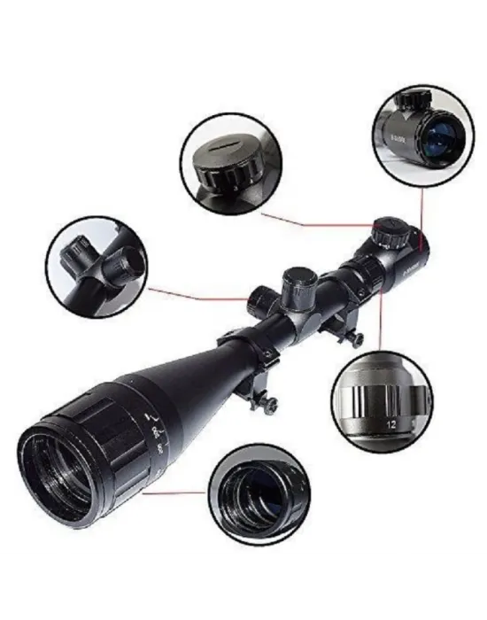 832x50aoeg  Çift Işıklı Zoomlu Riflescope Dürbün
