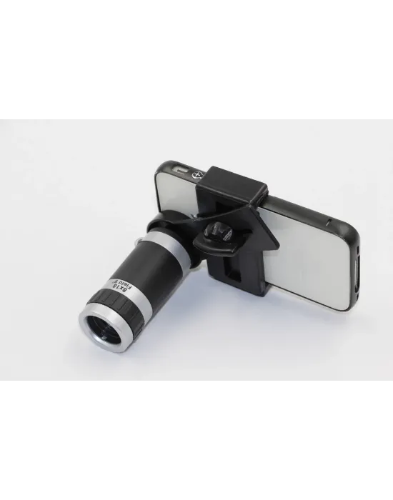 8x18 Zoom Teleskop Telefon Kamera Lensi Mini El Dürbünü