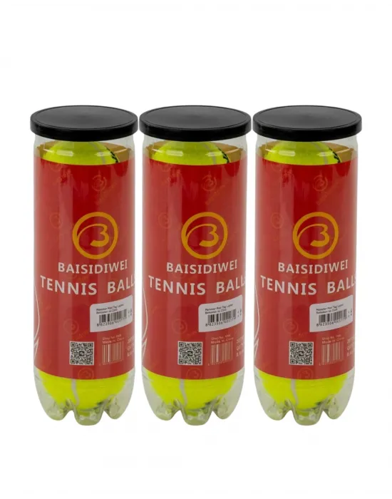 9’lu Tenis Topu Seti Dayanıklı Yüksek Zıplama Performans Topları