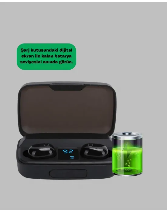 A10s Tws Ergonomik Bluetooth Kulaklık Uzun Pil Ömürlü