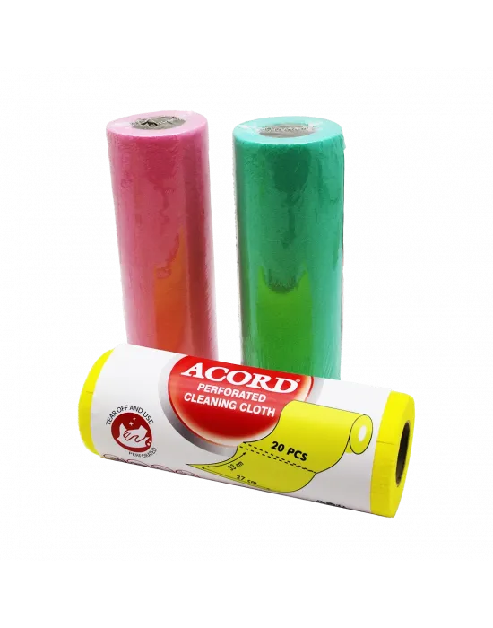Acord Softtex-415 Rulo Perforated Sarı Bez 20 Parça