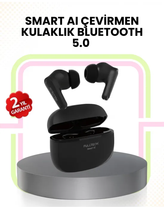 Akıllı Çeviri Destekli Bluetooth Kulaklık Profesyonel Ses Deneyimi
