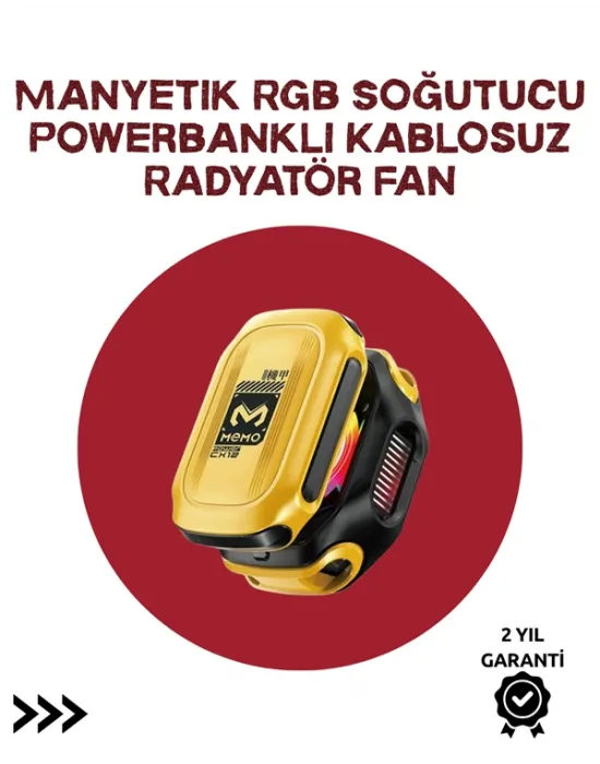 Akıllı Dijital Kontrollü Soğutucu | Aı & Standart Mod | 7 Kanatlı Fan Tasarımı