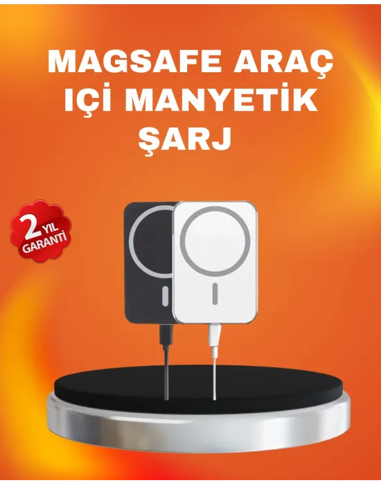 Akıllı Koruma Sistemli Magsafe Araç Tutucu İphone 12/13/14 Uyumlu