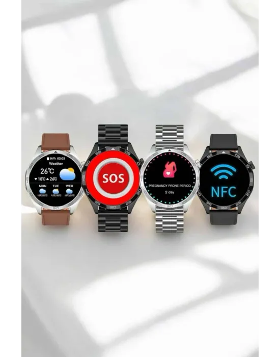 Akıllı Saat Bildirim Görme Sesli Görüşme Çoklu Kordon Gps Takibi