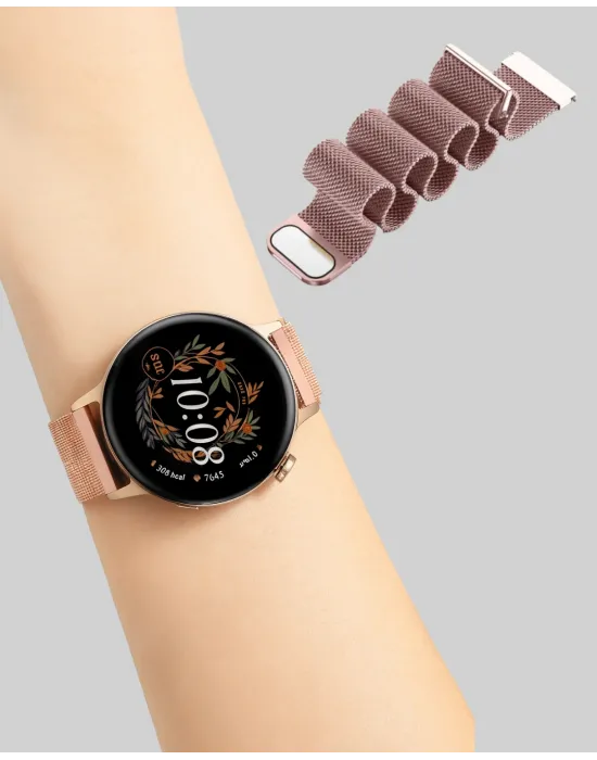 Akıllı Saat – Bluetooth 5.0, Suya Dayanıklı, Kablosuz Şarj