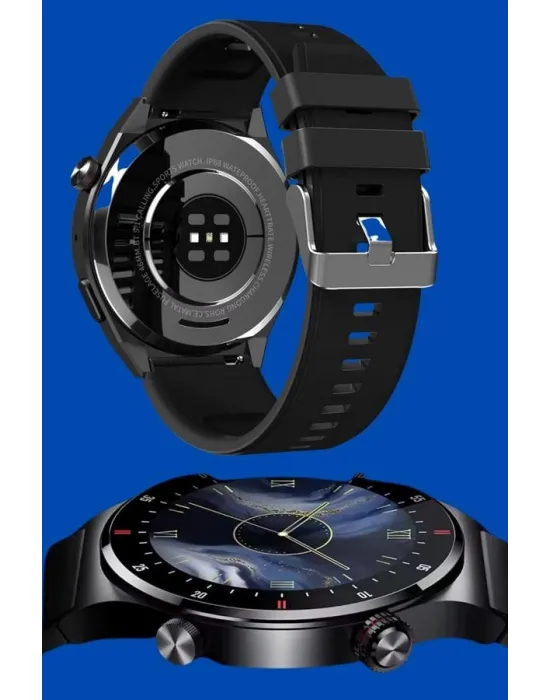 Akıllı Saat Çoklu Kordon Seçeneği Amoled Ekran Çok Fonksiyonlu Bluetooth Bağlantılı