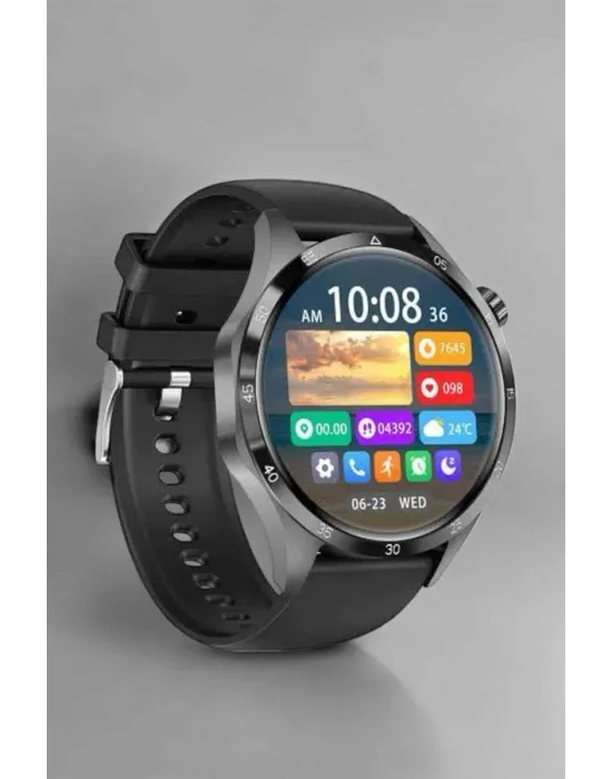 Akıllı Saat Metal Kordonlu Gps Ve Nfc Uyumlu Arama Cevaplayan
