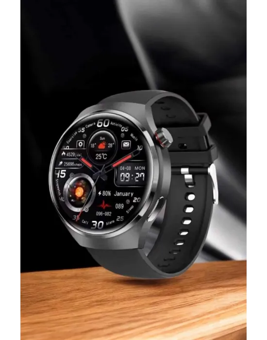 Akıllı Saat Nabız Sensörlü Bildirim Görebilen Spor Modları Gps Takibi