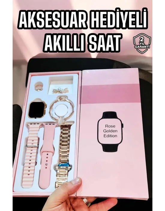 Akıllı Saat Sesli Görüşme Bildirim Görme Uyku Ve Sağlık Takibi