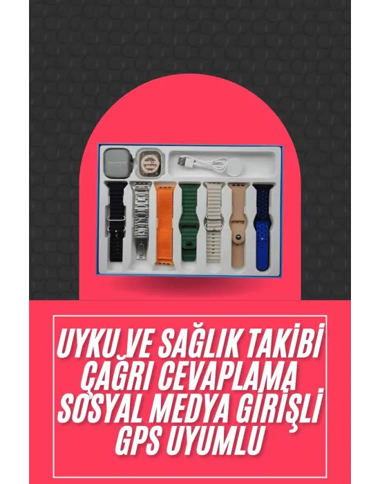 Akıllı Saat Unisex Akıllı Saat Çoklu Kordon Seçeneği Çelik Kordon Plastik Kordon
