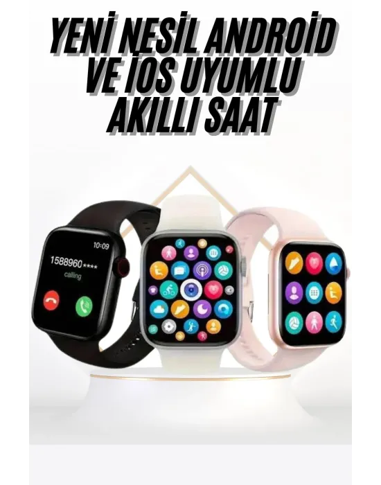 Akıllı Saat Uyku Ve Sağlık Takibi Arama Cevaplama 44 Mm Amoled Ekran