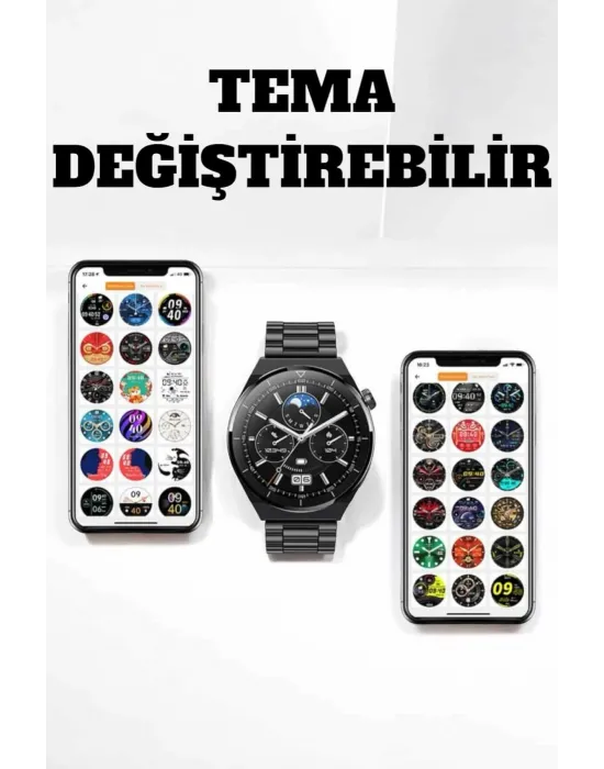 Akıllı Saat Uyku Ve Sağlık Takibi Bildirim Görme Arama Cevaplama