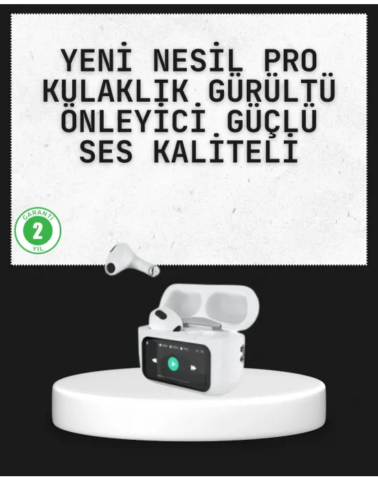 Akıllı Sensörlü Su Geçirmez Bluetooth Kulaklık Güçlü Batarya Ve Bass