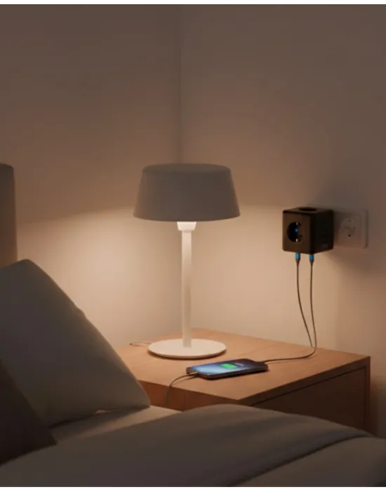 Akım Korumalı Priz Çoklu Usb Girişli Güvenli Enerji Yönetimi