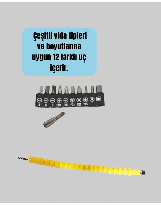 Akrobat Vidalama Uç Seti 12 Parça Profesyonel Dar Alan Kullanım
