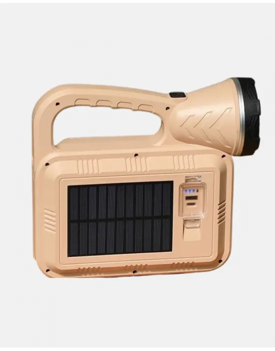 Alev Efektli Solar Lamba Cob Işıklı Taşınabilir Bahçe Kamp Aydınlatma