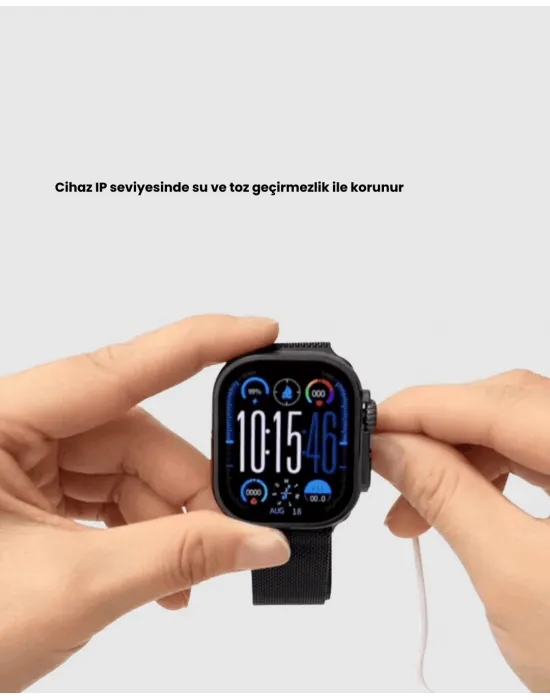 Amoled Akıllı Saat Bluetooth Arama Su Geçirmez