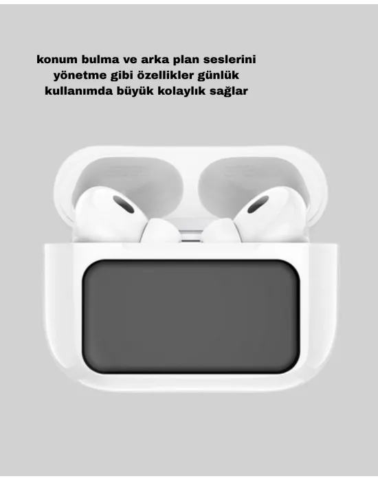 Anc Bluetooth Kulaklık – Dokunmatik, Powerbank Kutulu, Akıllı Sensörlü
