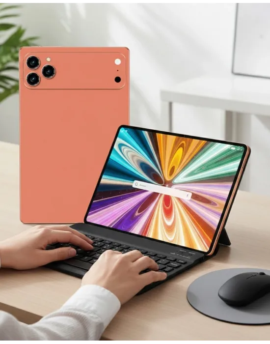 Android Tablet Klavyeli Set Stylus Kalem Kılıf Cam Dahil