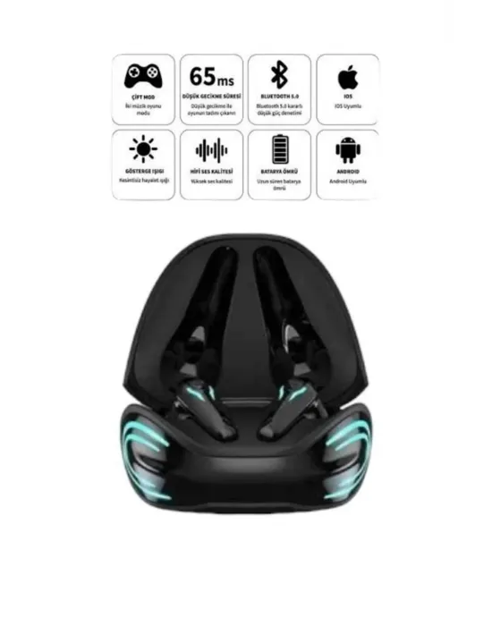Android Ve İos Uyumlu Bluetooth Kulaklık Gaming Kulaklık Mini