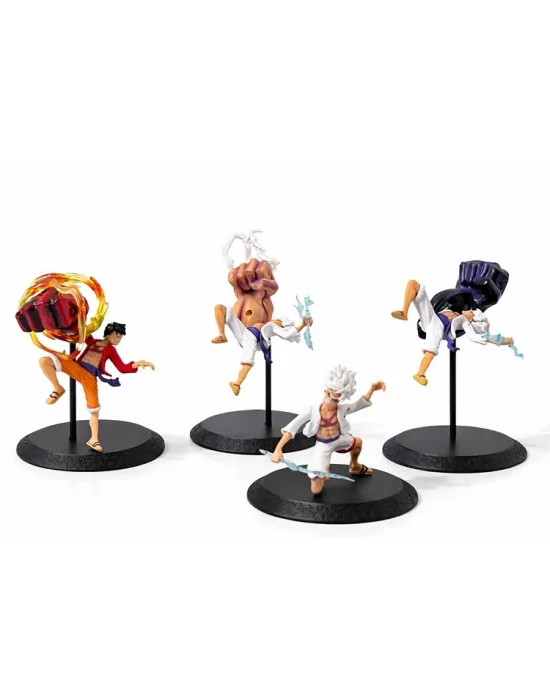 Anime One Piece Luffy Figürü 4lü Set  Alk5275
