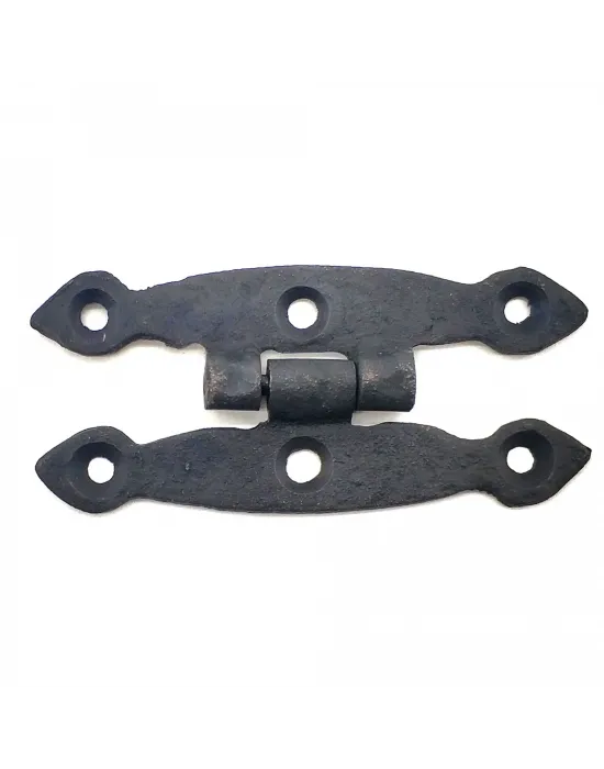 Antika Tarz Dekoratif Pirinç Dar Menteşe - 75x39 Mm, Oksit