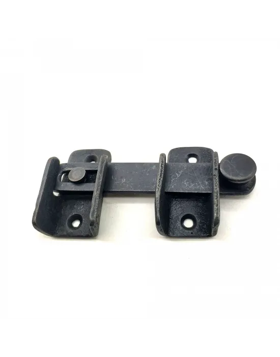 Antika Tarz Dekoratif Pirinç Kapı Mandalı - 57x115 Mm, Oksit